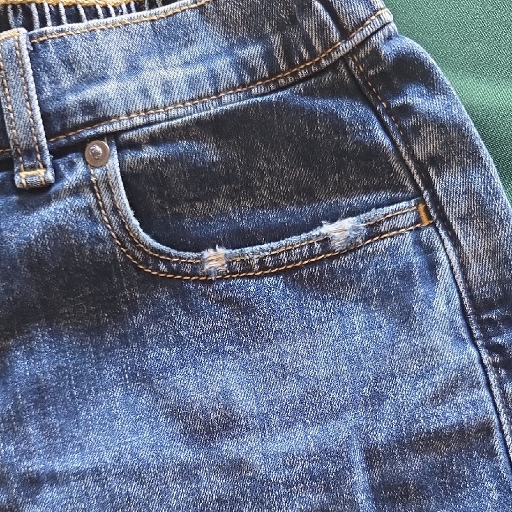 Aerie Classic Blue Denim Shorts - Picture 4 of 7